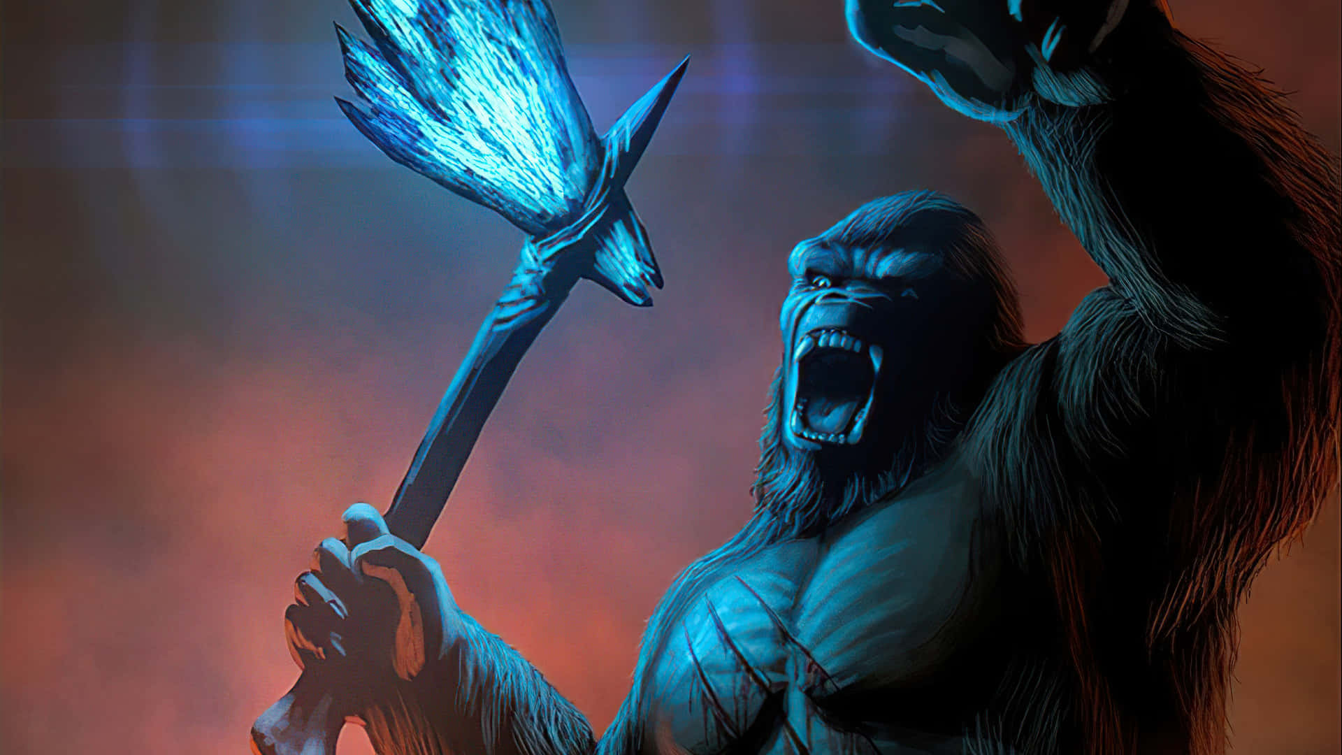 Erweckeden Riesen: Feiere Mit King Kong In 4k Wallpaper