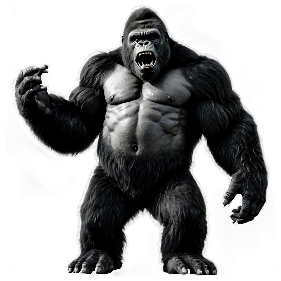 Download King Kong Black And White Png Myu58