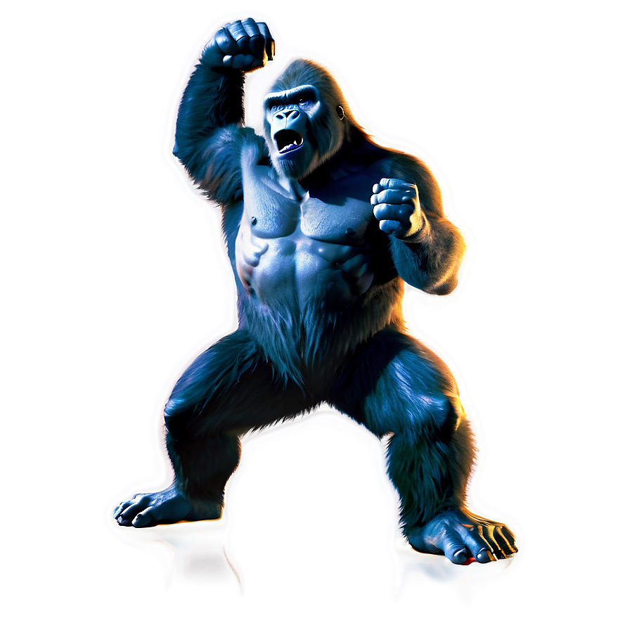King Kong Iconic Pose Png Ofh PNG