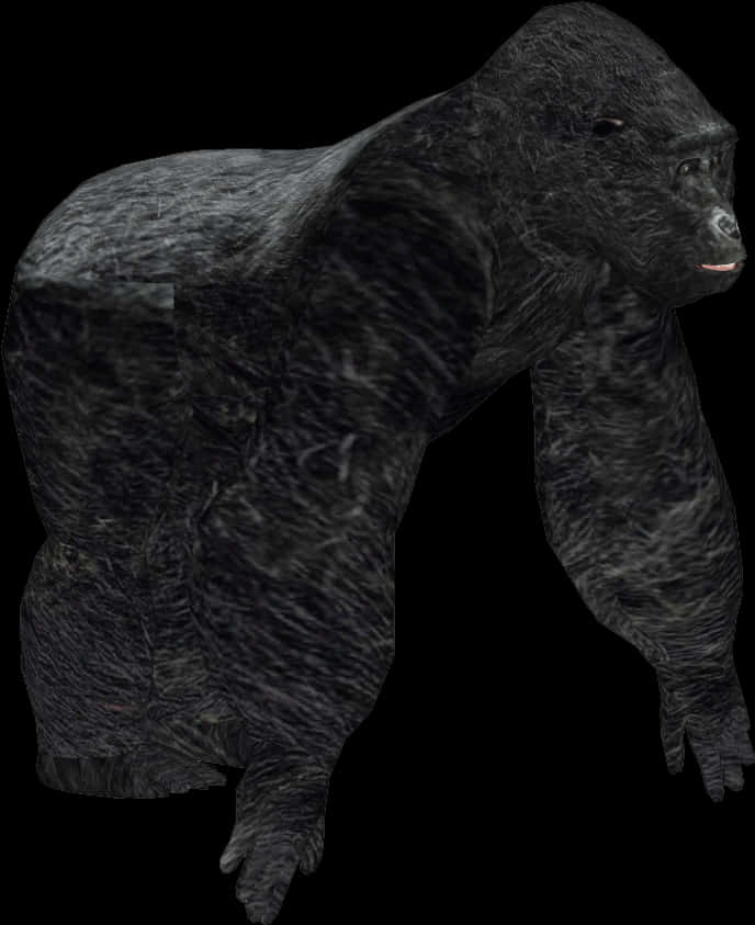 King Kong Model Isolated PNG