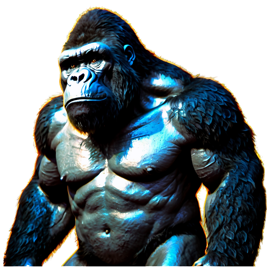 King Kong Retro Style Png 05232024 PNG