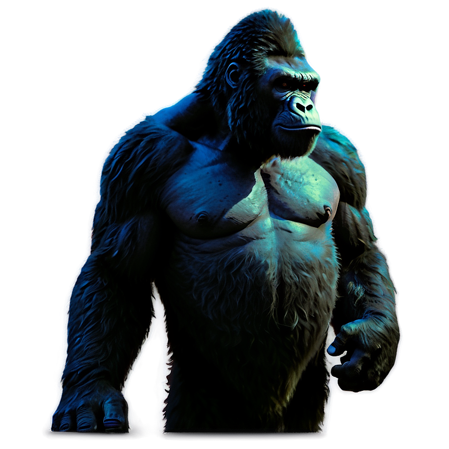 King Kong Silhouette Png 05232024 PNG