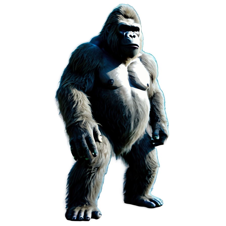King Kong Simple Outline Png Art18 PNG