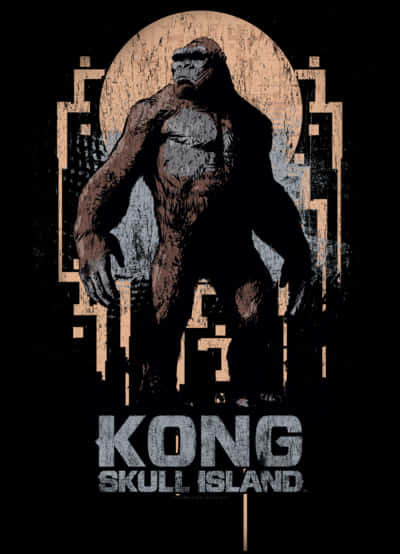 King Kong Skull Island Movie Artwork PNG