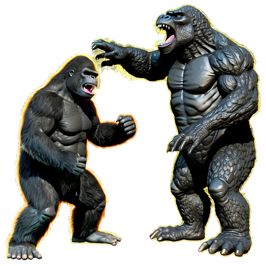 King Kong Vs Godzilla Png Xrr85 PNG