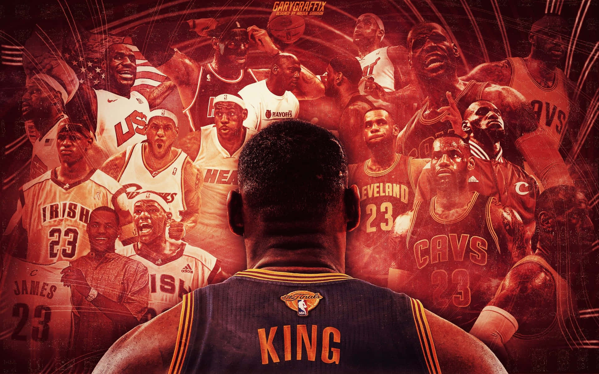 King Lebron James Leads Lakers to Victory Wallpaper