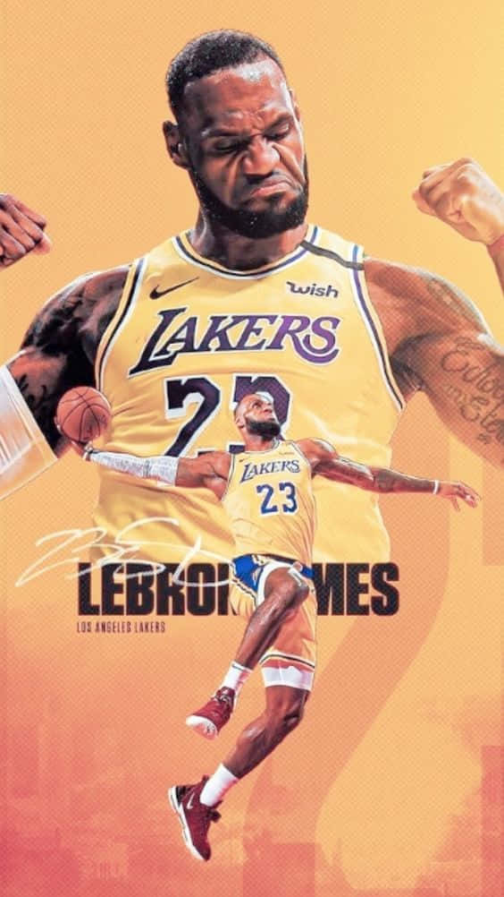 Kong Lebron James, Basketball Superstjerne Wallpaper