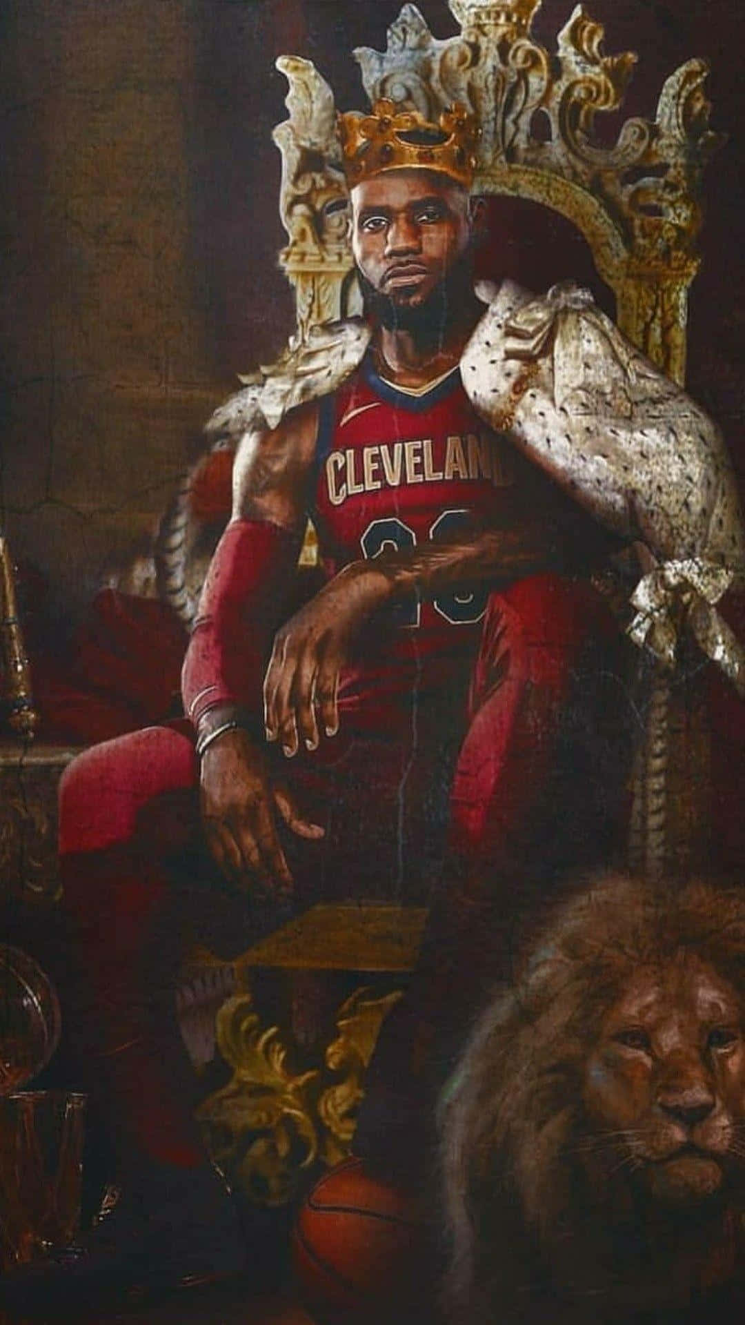 Kongen Lebron James, NBA Superstjerne, ære dit skærmbillede. Wallpaper
