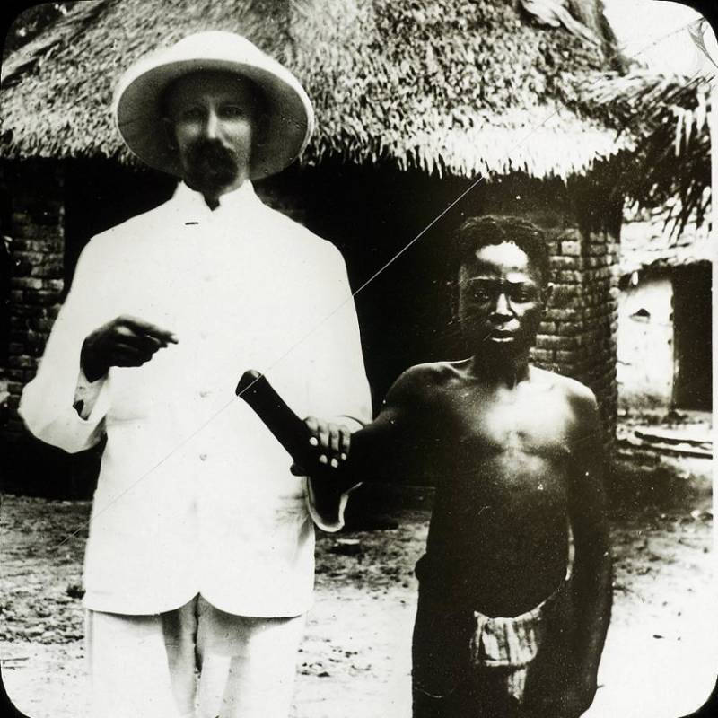 King Leopold&African In Congo Wallpaper