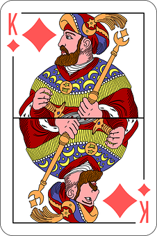 King_of_ Diamonds_ Playing_ Card PNG