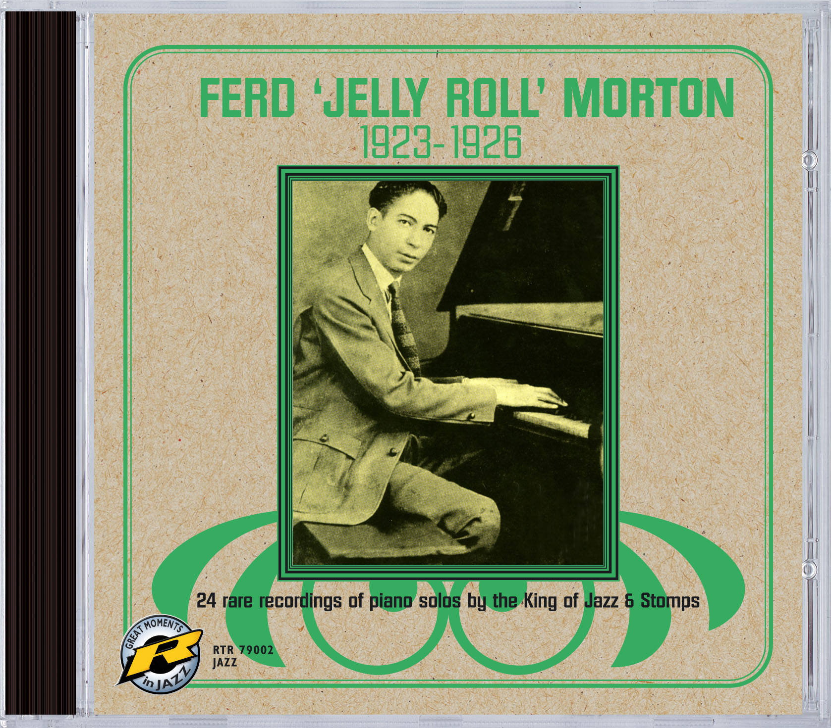 Kungav Jazz Ferdinand Jelly Roll Morton. Wallpaper