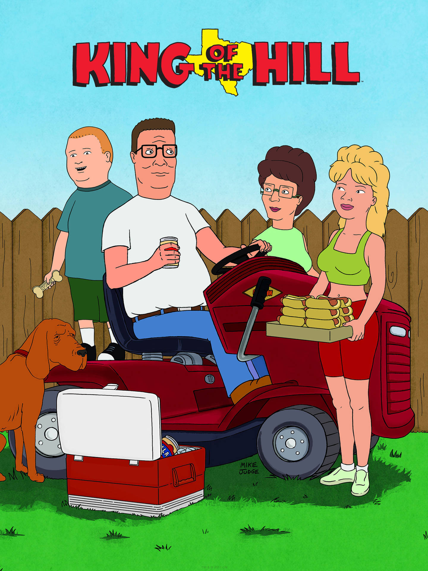 King Of The Hill Backyard Poster Background