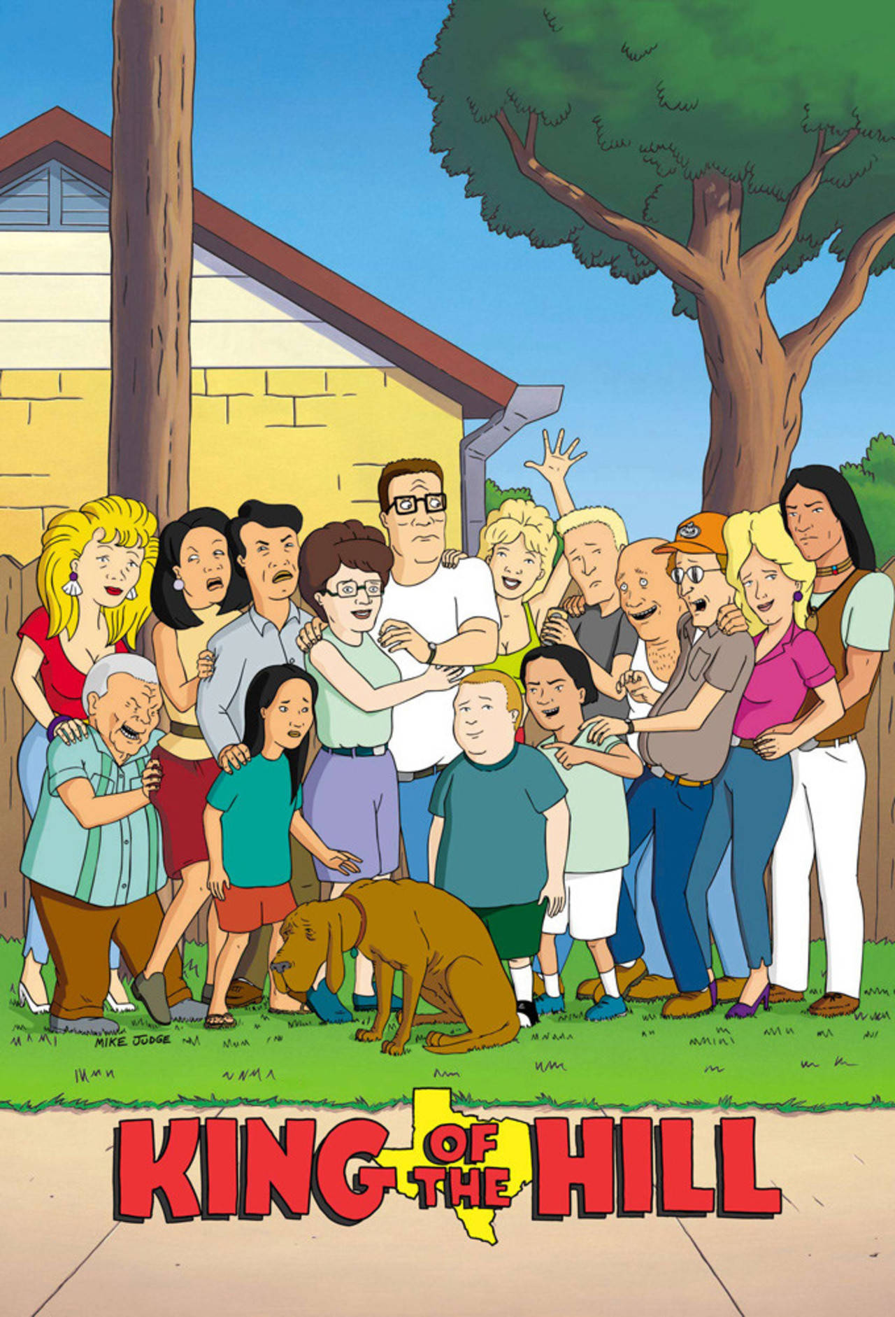 King Of The Hill Family Promotional Poster Background
