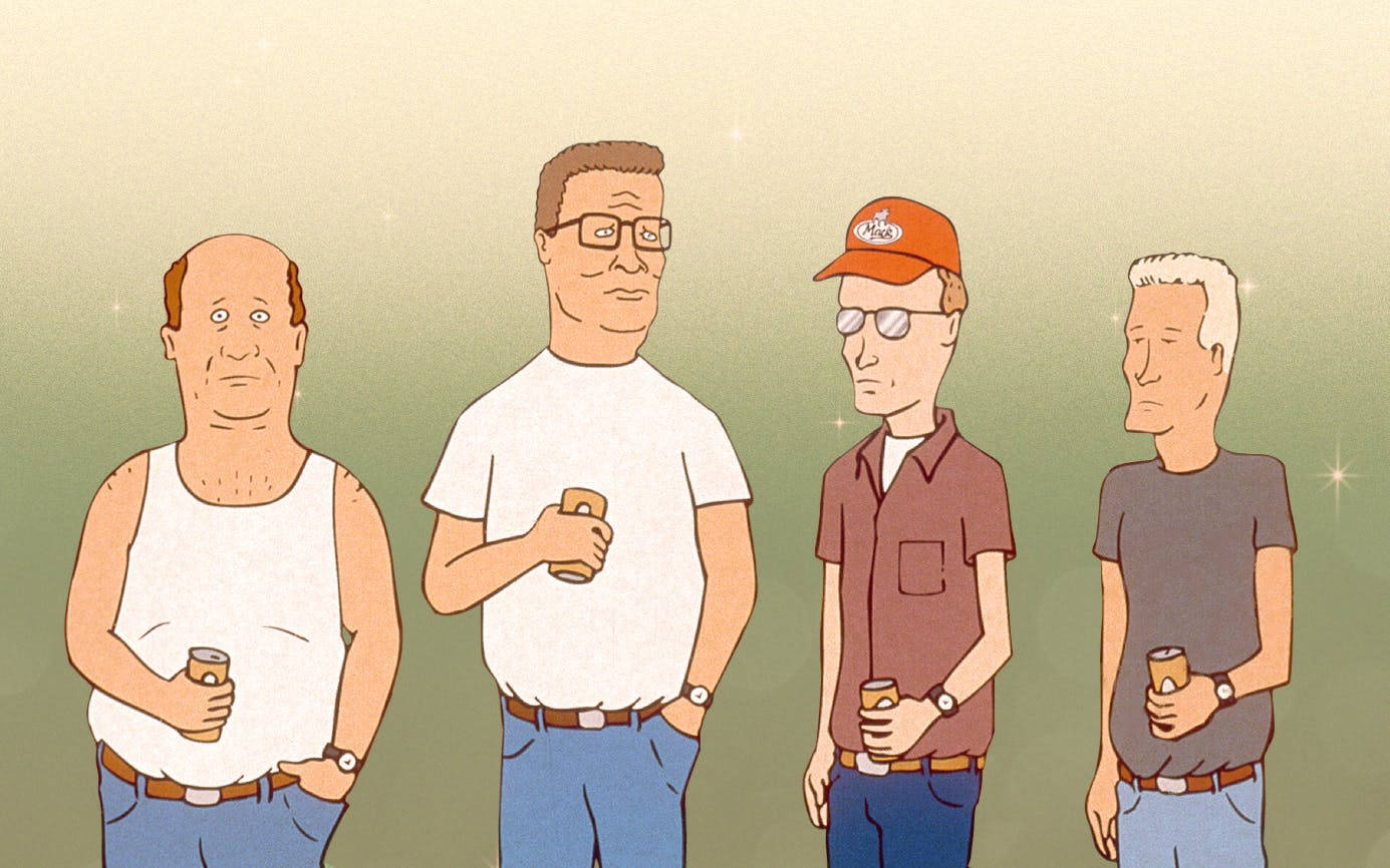King Of The Hill Four Guys Background
