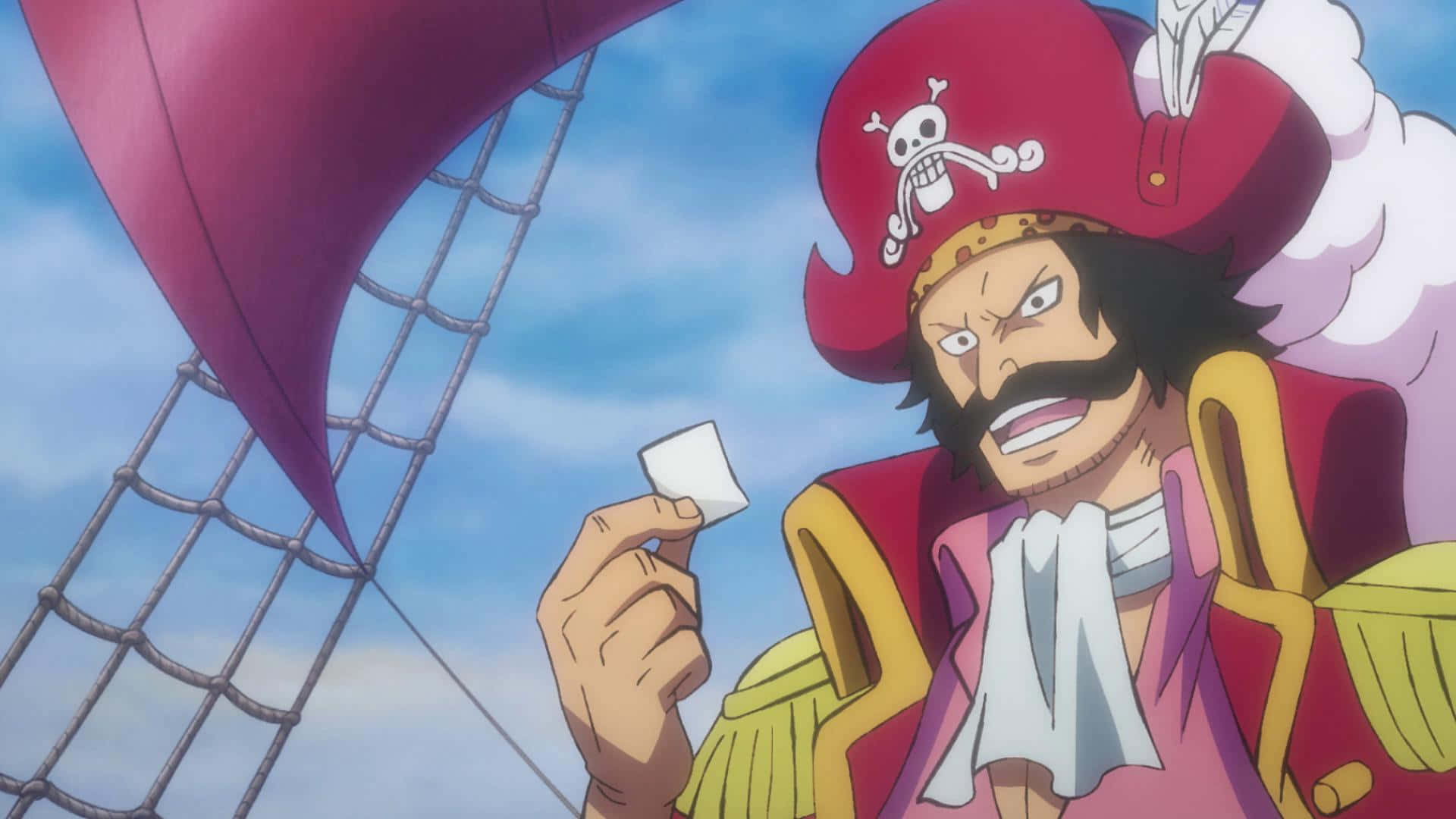 Capitánde La Tripulación Pirata En Un Viaje Legendario Fondo de pantalla