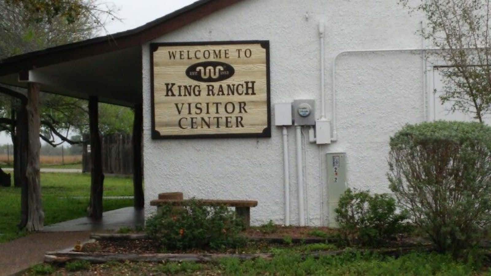 Upptäckde Gamla Västliga Charmerna På Det Historiska King Ranch I Texas.