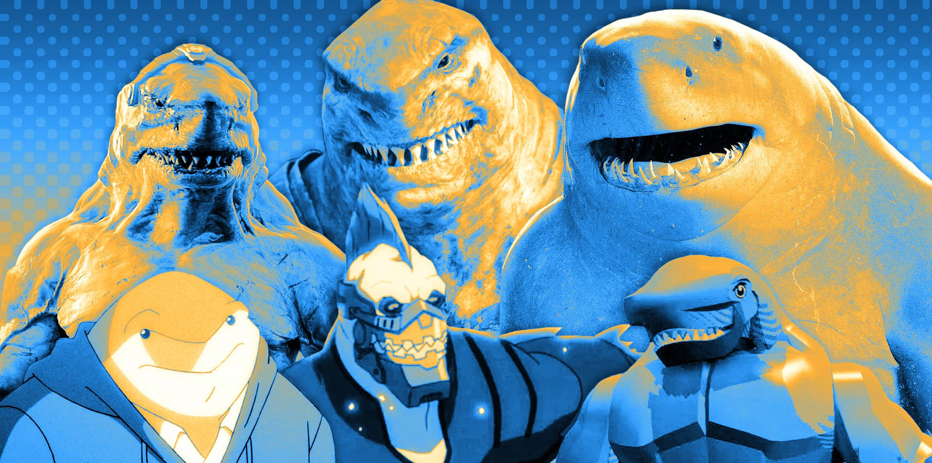 King Shark Popkunst Wallpaper
