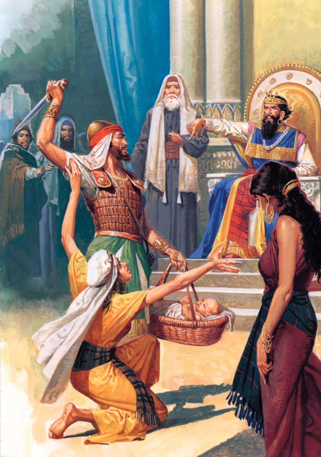 Saladel Trono Di Re Salomone A Gerusalemme