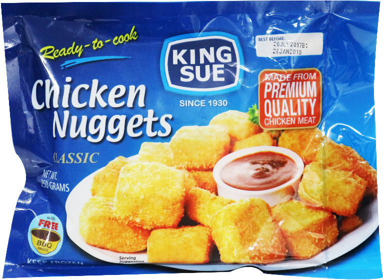 King Sue Chicken Nuggets Package PNG