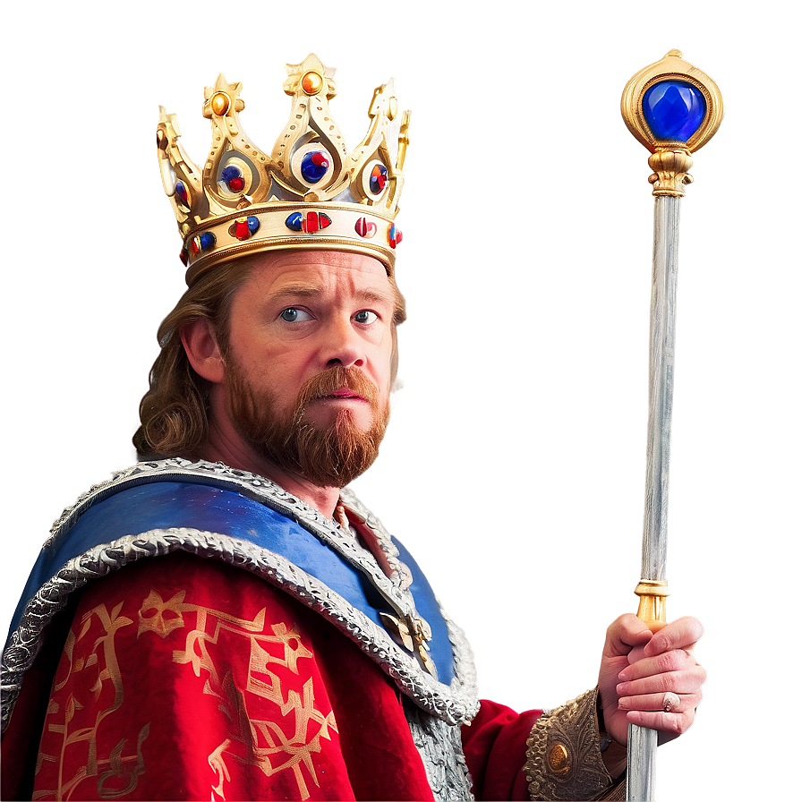 King With Orb And Scepter Png 5 PNG