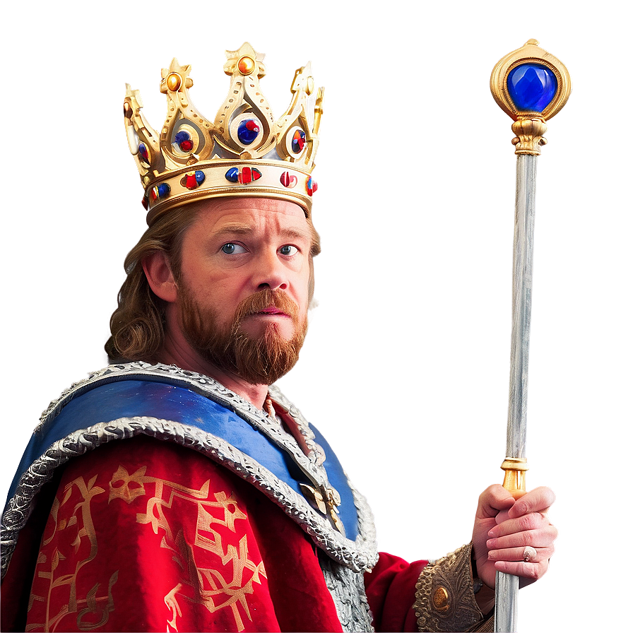 Download King With Orb And Scepter Png 5 | Wallpapers.com