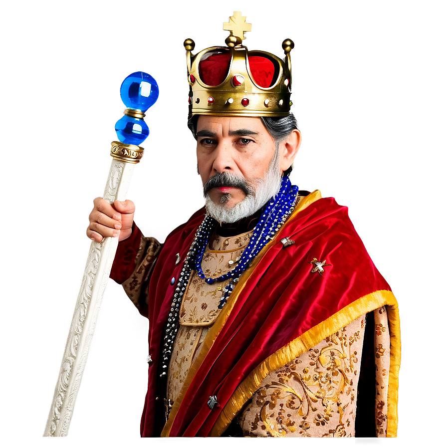 King With Orb And Scepter Png 50 PNG