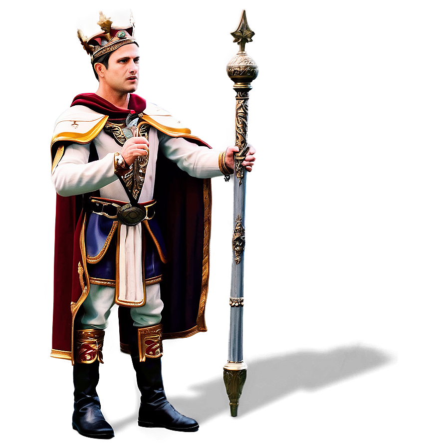 Download King With Orb And Scepter Png Uwj9 | Wallpapers.com