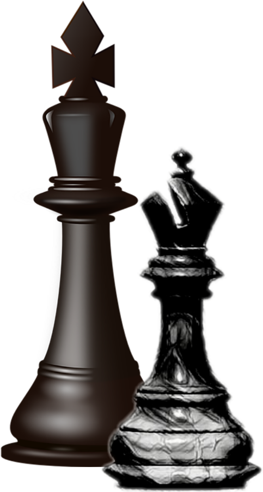Kingand Queen Chess Pieces PNG