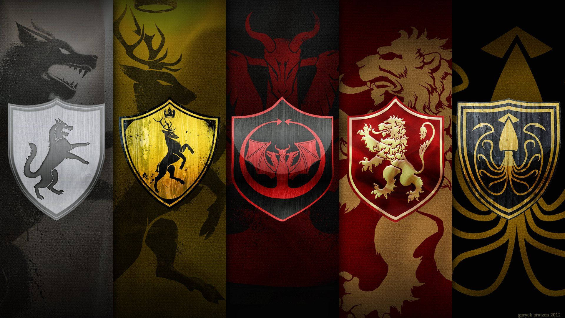 Some of the Great Houses of Westeros Wallpaper