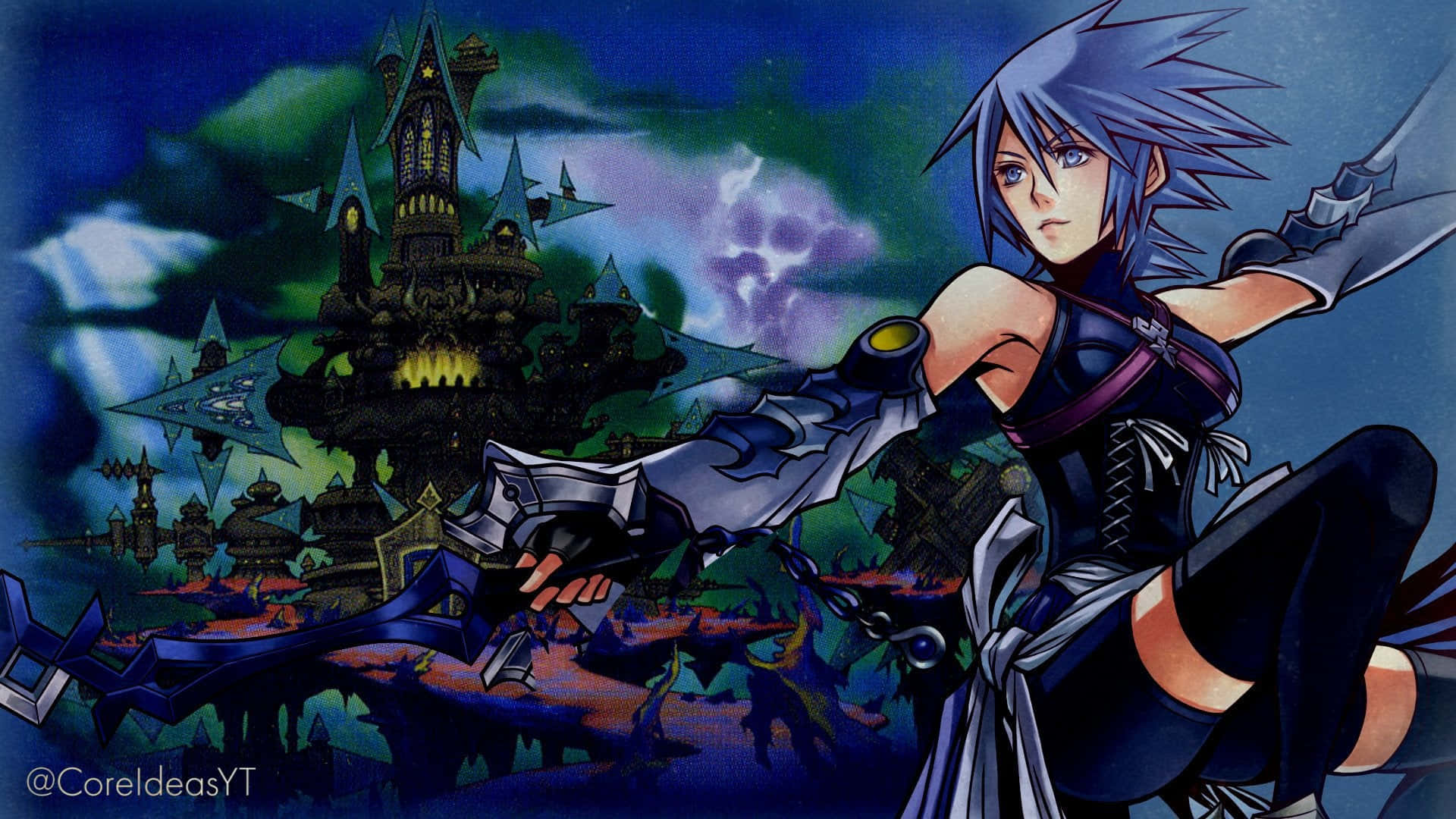 "Welcome to the Magical Realm of Kingdom Hearts". Wallpaper