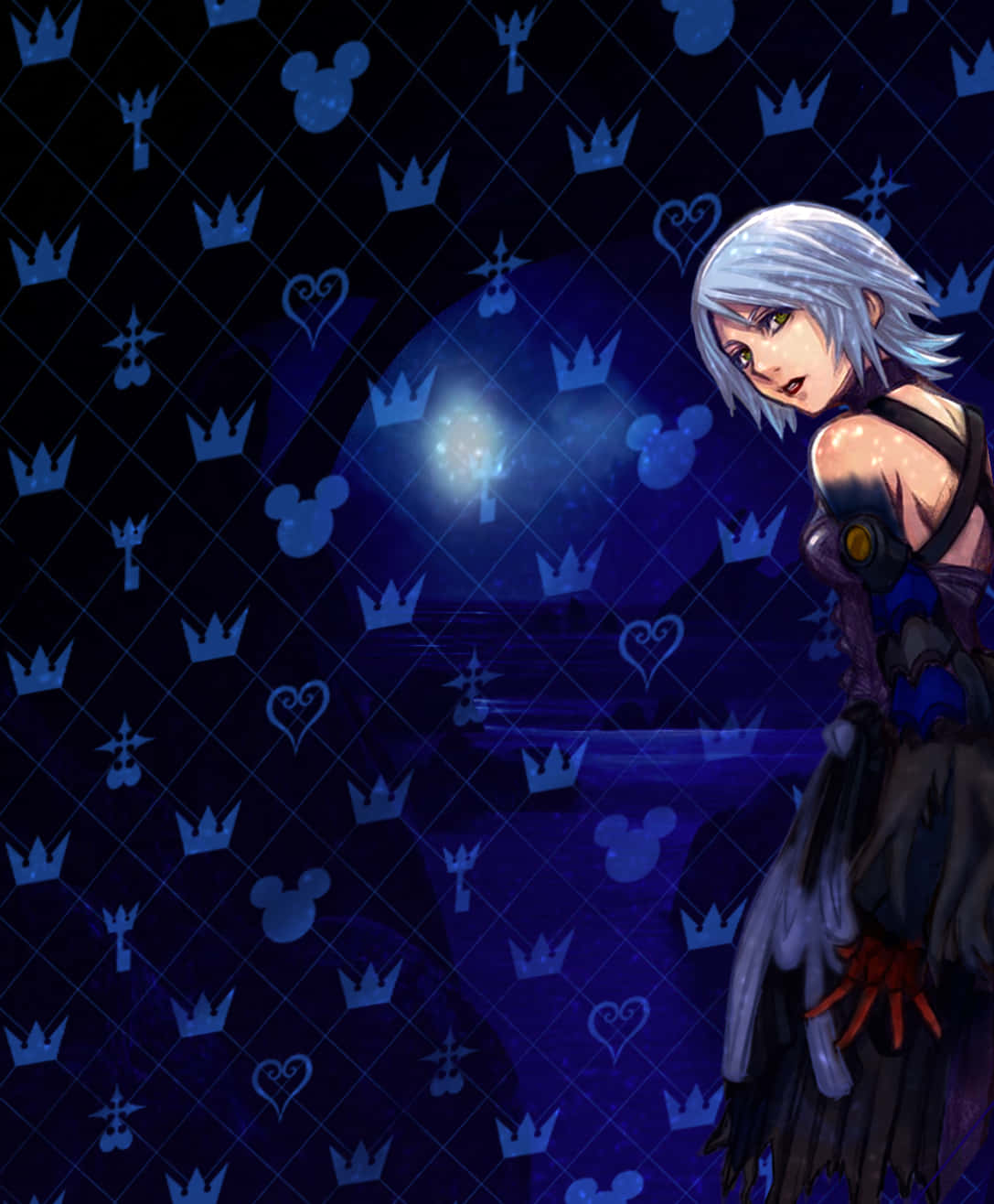 Epischesabenteuer In Kingdom Hearts Mit Aqua Wallpaper