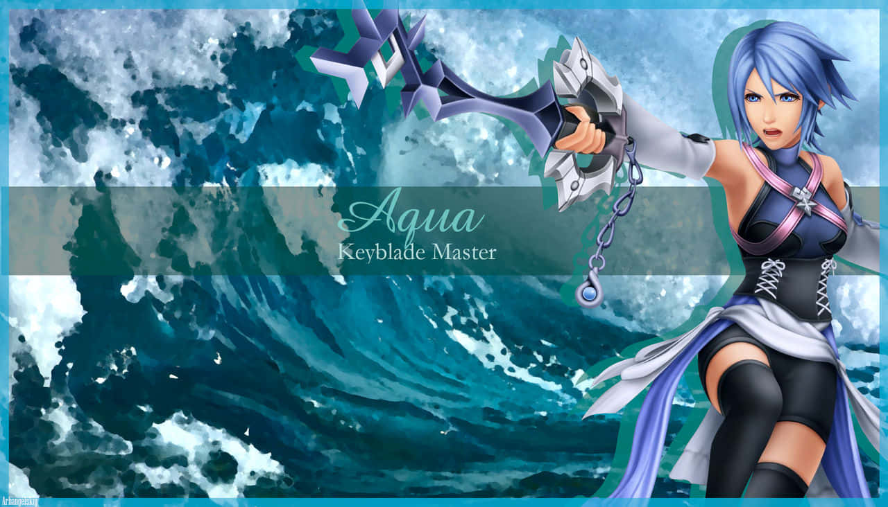 Viviun'avventura Con Aqua Di Kingdom Hearts Sfondo