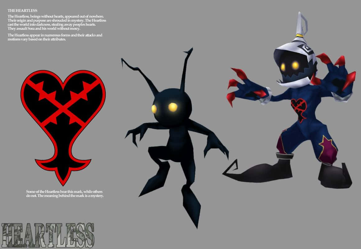 Personajesde Kingdom Hearts En Acción Fondo de pantalla