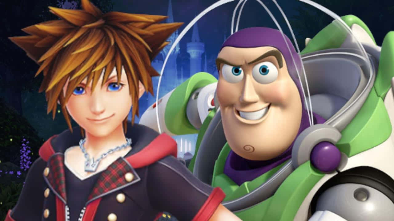 Personajesde Kingdom Hearts Unidos Fondo de pantalla