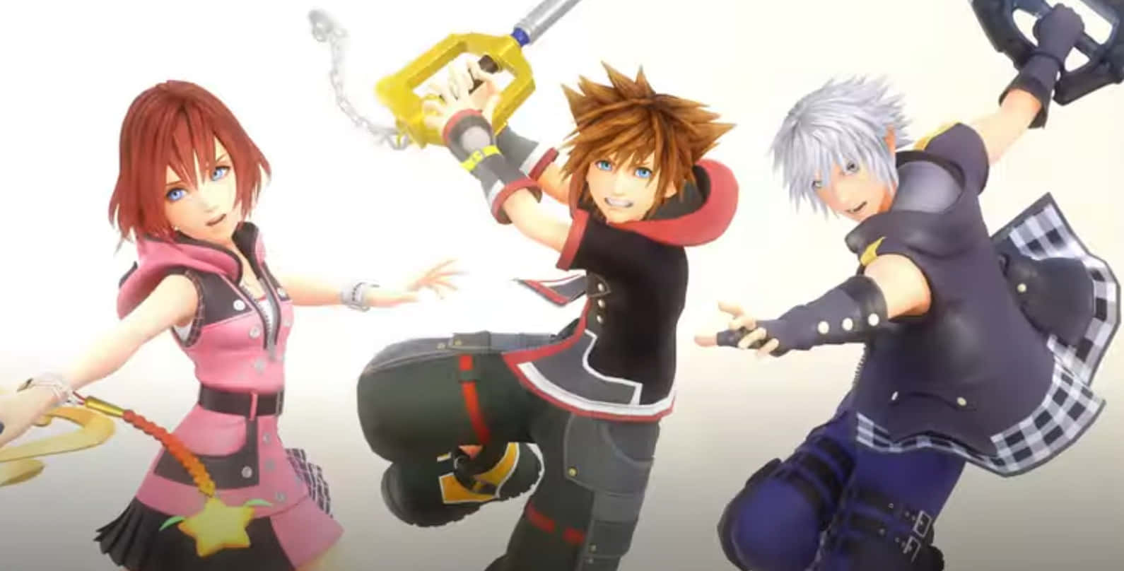 Kingdom Hearts Epic Ensemble - Key characters from the Kingdom Hearts series in an iconic pose. Wallpaper