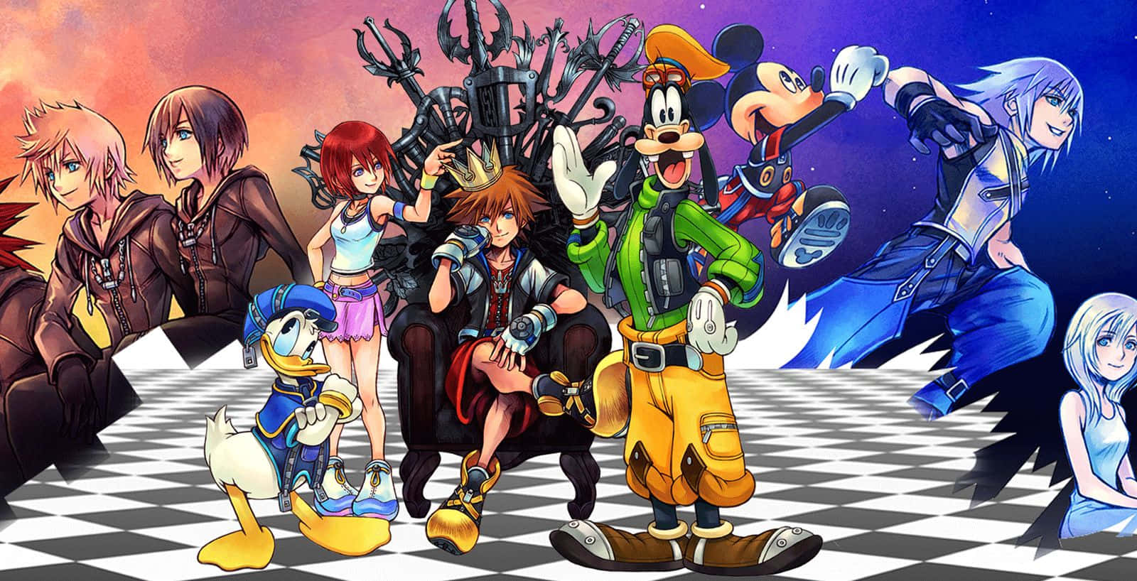Elquerido Conjunto De Personajes De Kingdom Hearts Fondo de pantalla