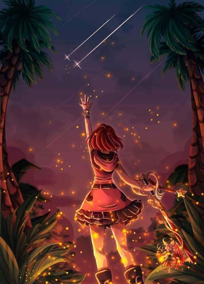 Kairi from Kingdom Hearts, Smiling Wallpaper