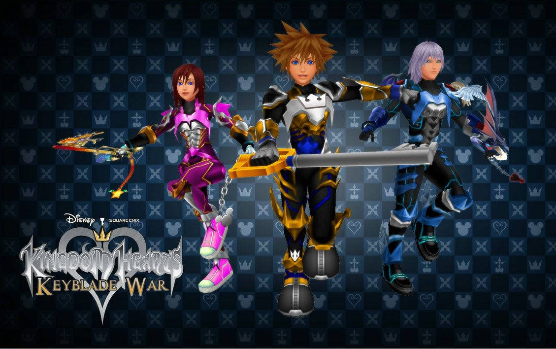 Unite the hearts of all worlds in Kingdom Hearts Wallpaper