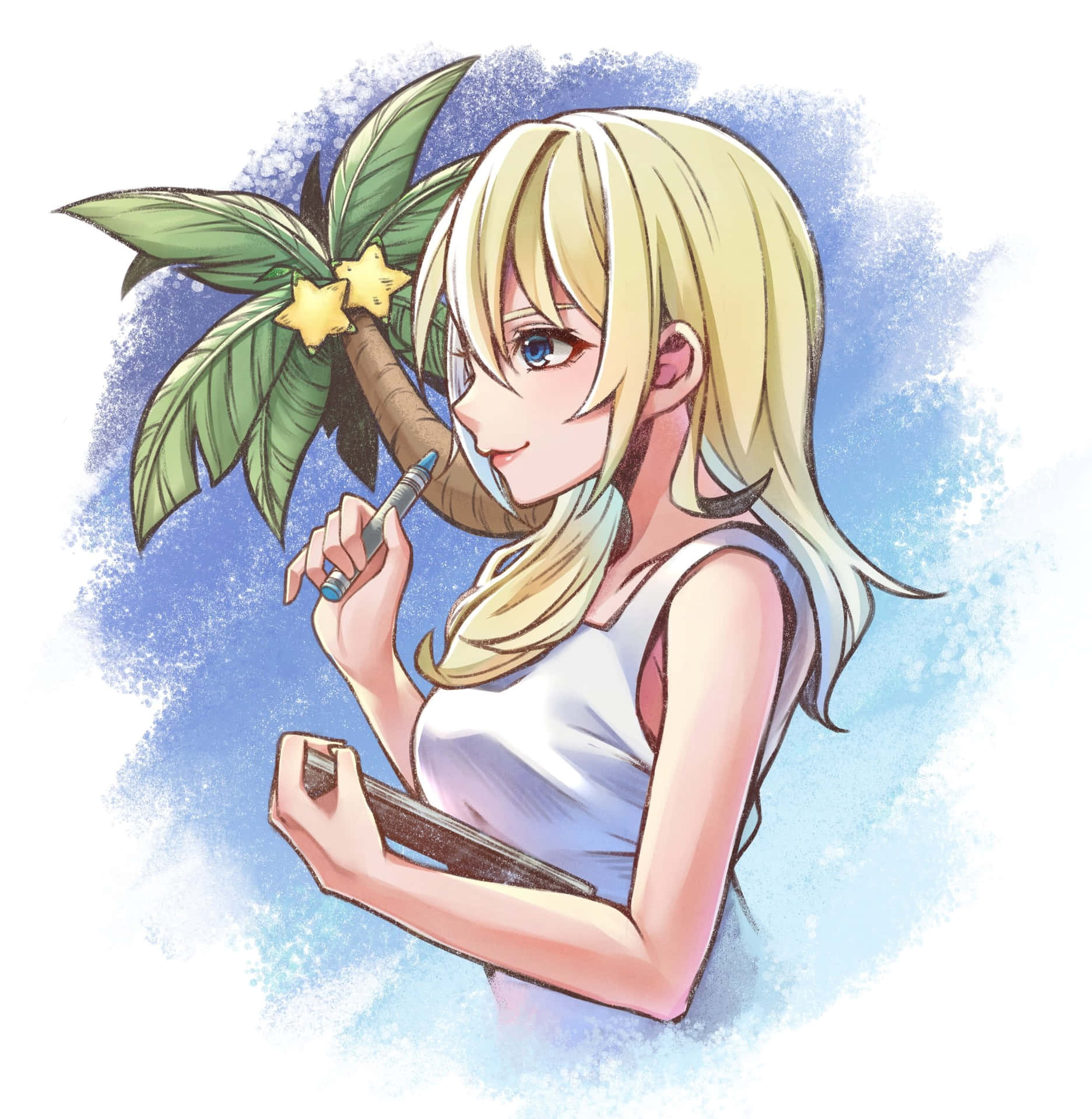Kingdom Hearts - Namine in Her Magical World Wallpaper