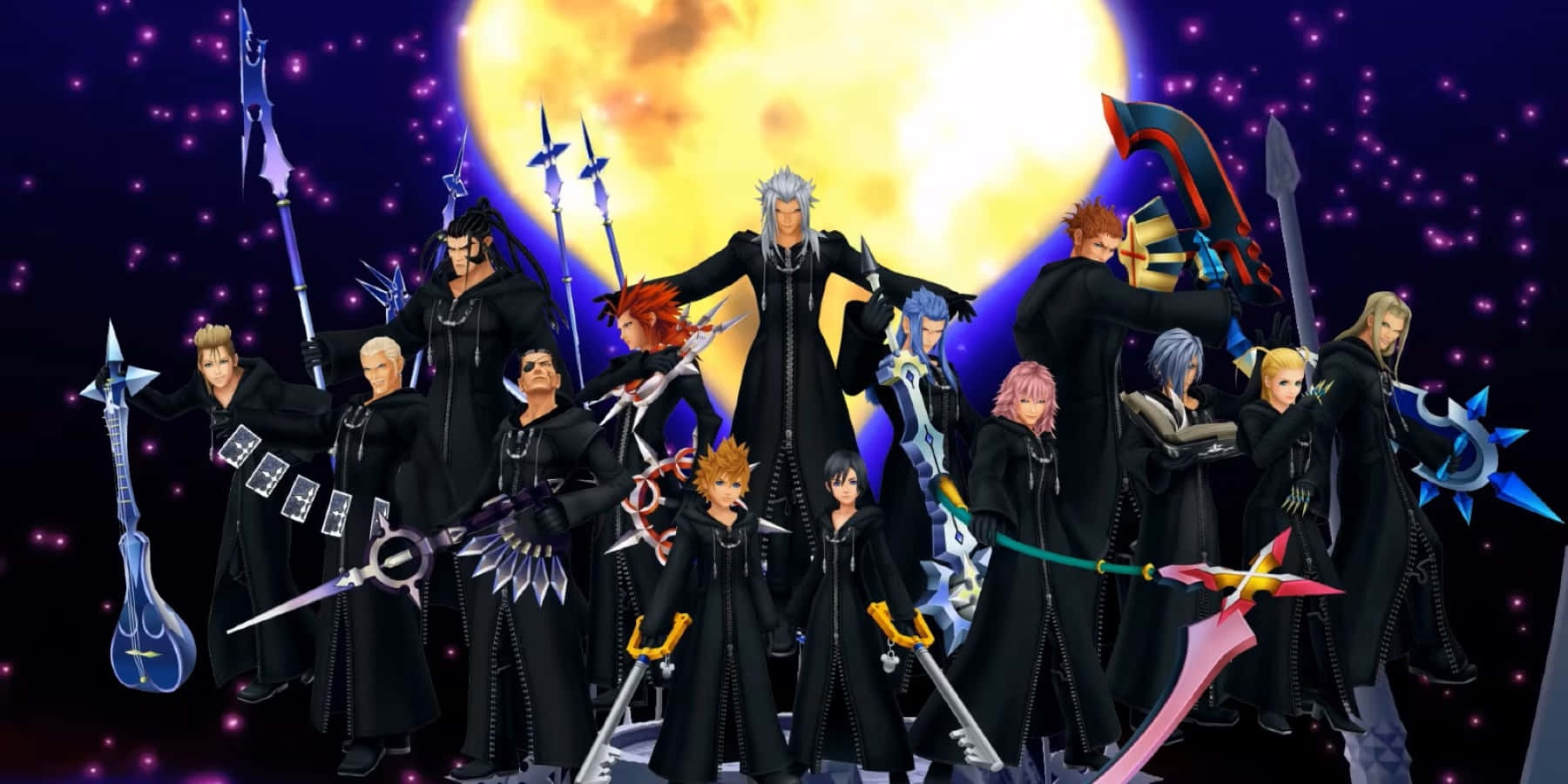 Organization 13 Members from Kingdom Hearts Wallpaper