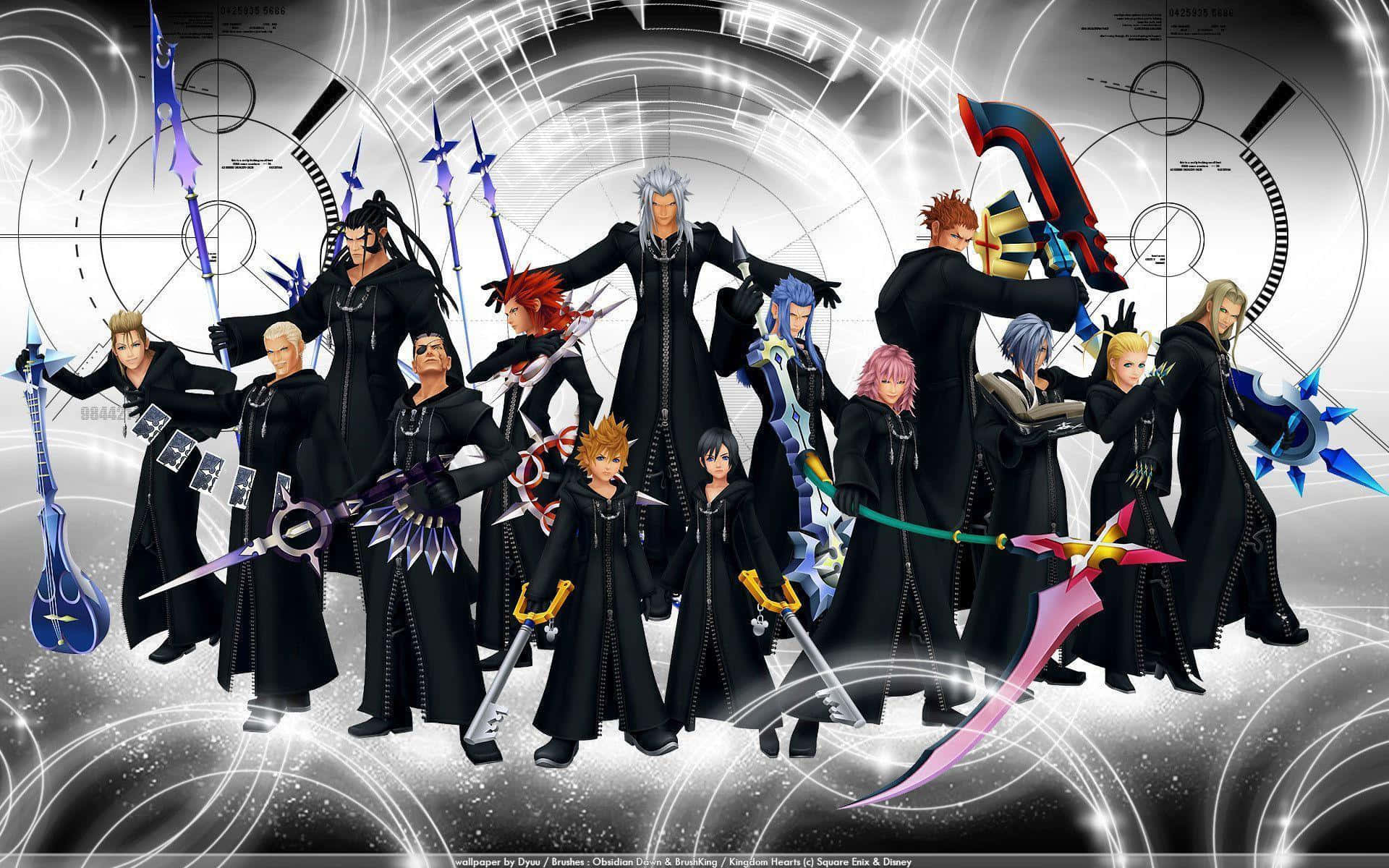 Lamisteriosa Organización Xiii De Kingdom Hearts Fondo de pantalla