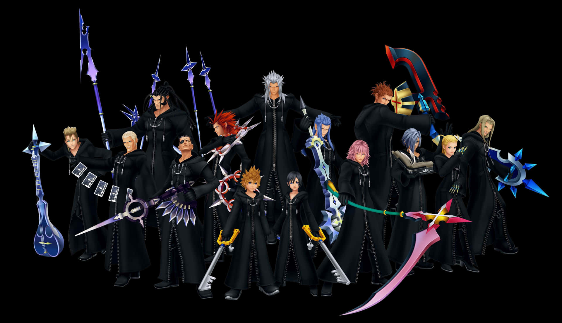 Kingdom Hearts - The Enigmatic Organization 13 Wallpaper