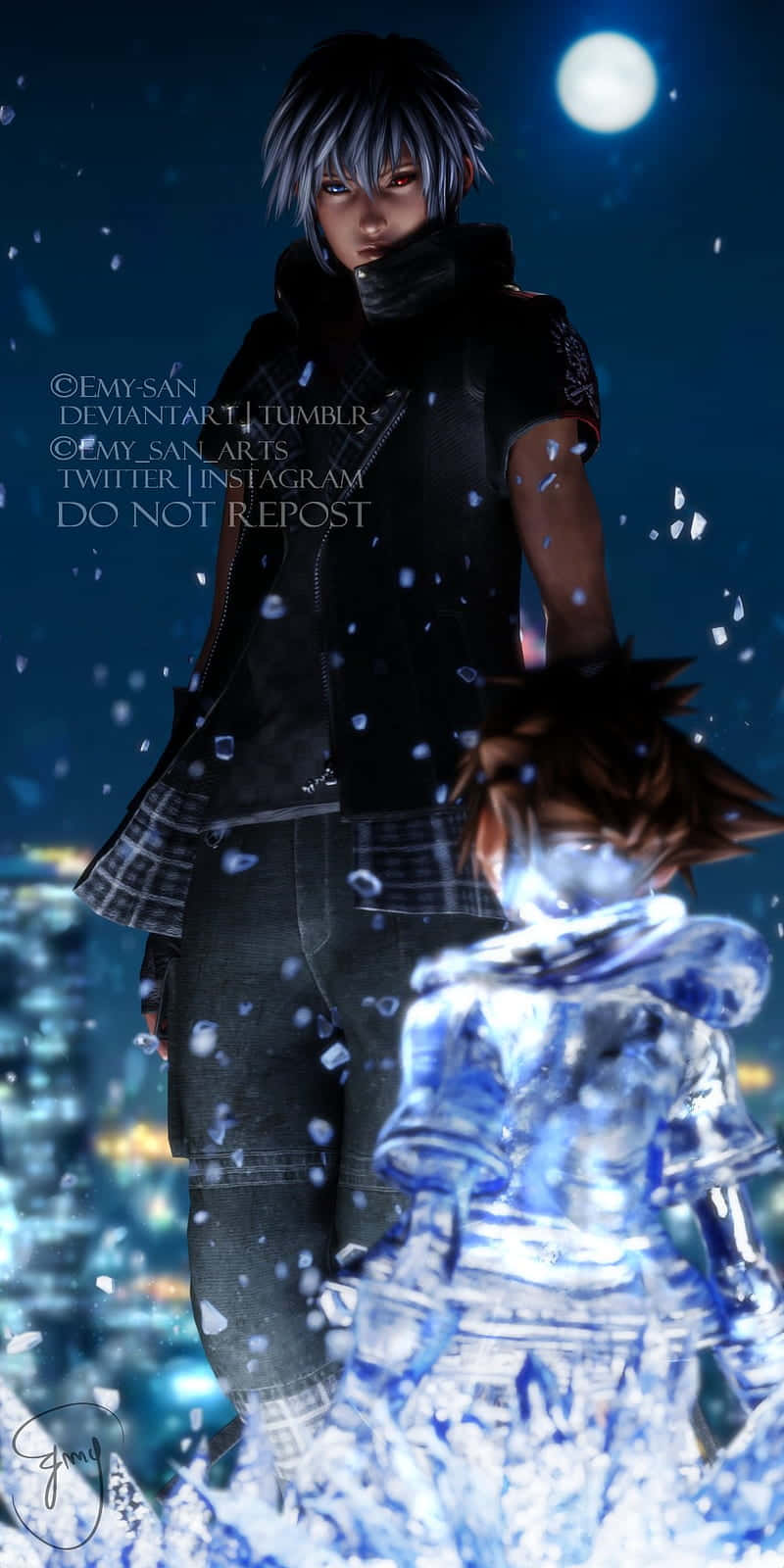 Uniscitia Sora Ed Esplora I Mondi Di Kingdom Hearts Sul Tuo Dispositivo Preferito. Sfondo