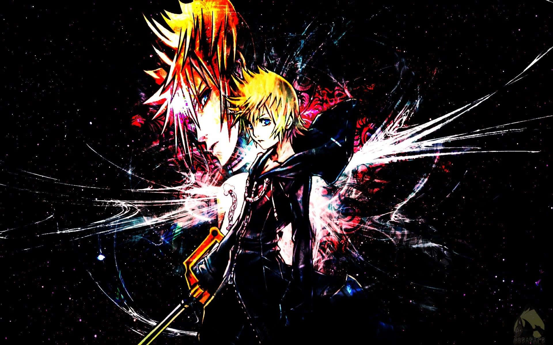 Roxas, a prominent figure of the Kingdom Hearts series Wallpaper