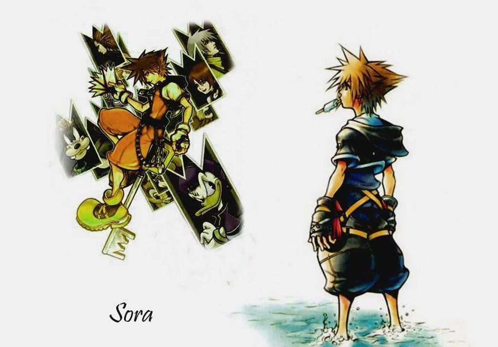 Kingdom Hearts Sora 1024 X 715 Wallpaper Wallpaper