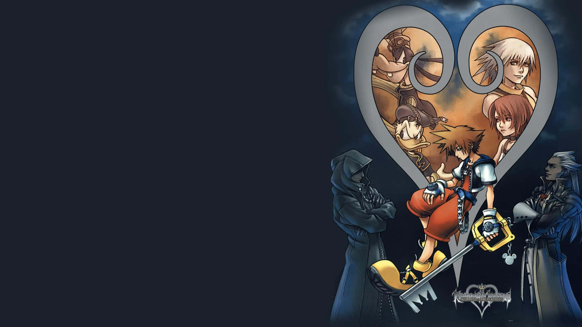 Sora wields his iconic Keyblade - Kingdom Hearts Wallpaper Wallpaper