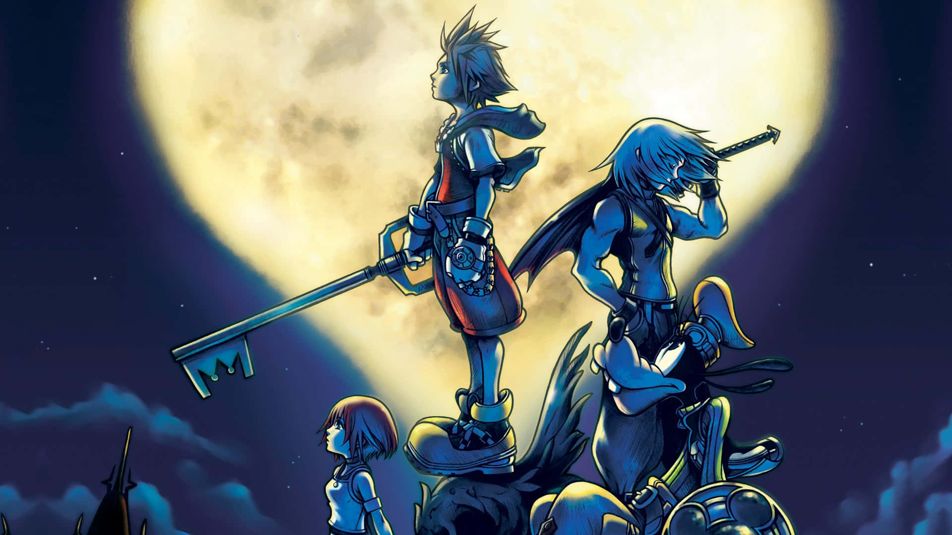 Soravalientemente Se Embarca En Un Épico Viaje A Través De Kingdom Hearts. Fondo de pantalla