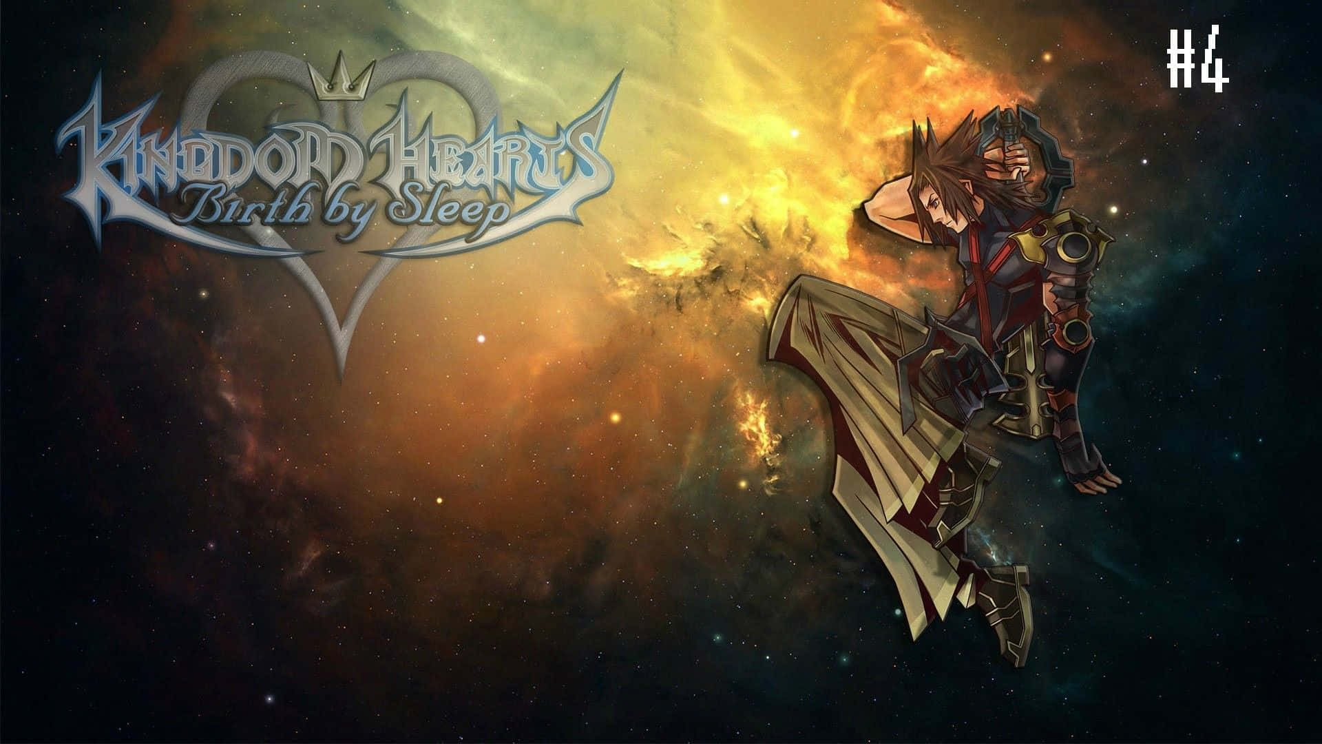 Kingdom Hearts Terra in an epic stance Wallpaper