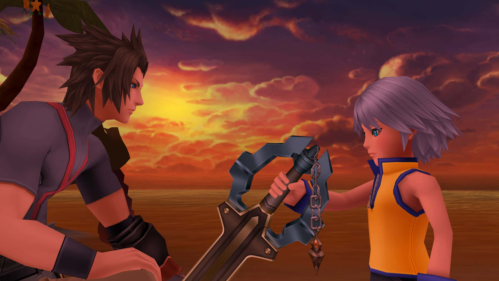 Terrael Poderoso Guerrero De La Llave Espada De Kingdom Hearts Fondo de pantalla