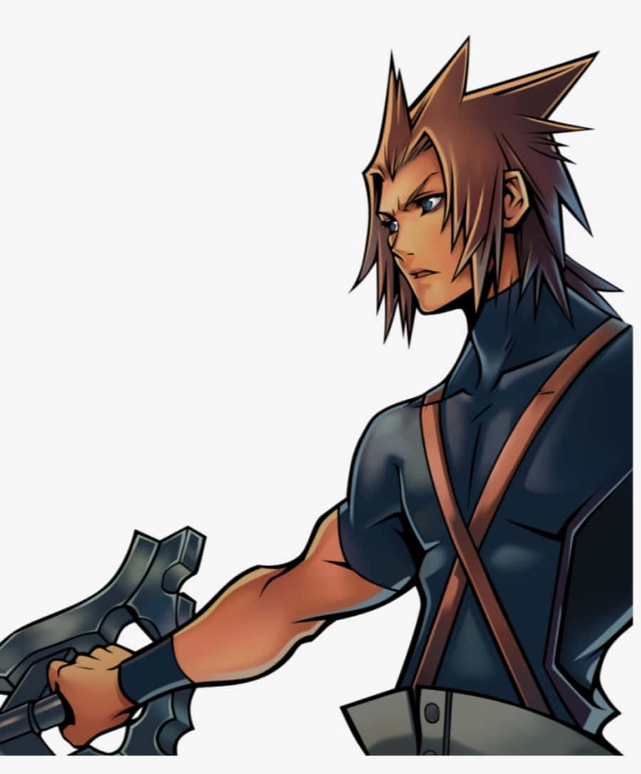 Terra, a powerful Keyblade wielder from Kingdom Hearts Wallpaper